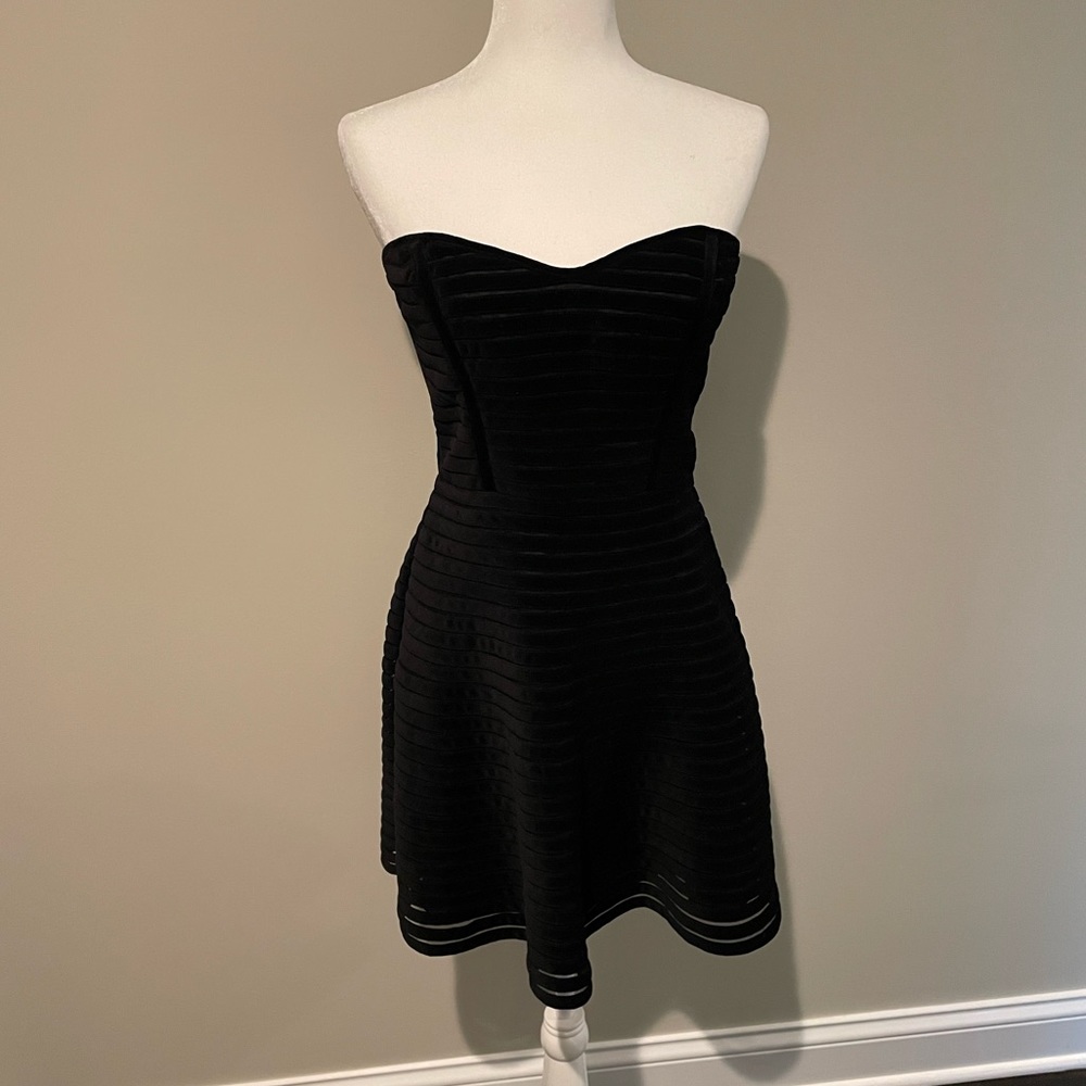 Parker Strapless Velvet Dress (New with Tags)